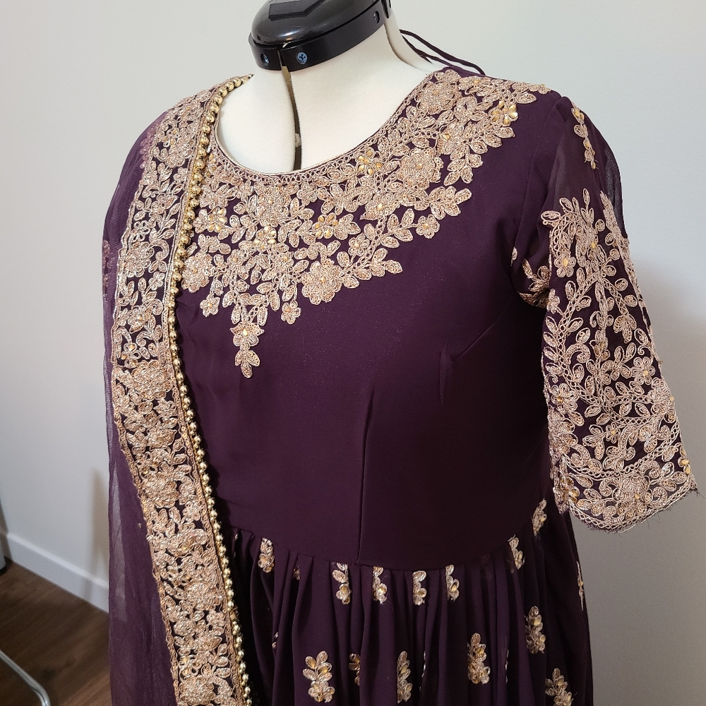 Embroidered Indian Dress - Picture 6 of 8
